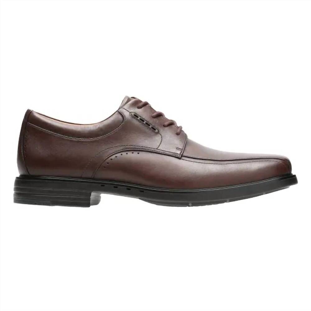 NEW CLARKS men's un kenneth dress shoe in brown